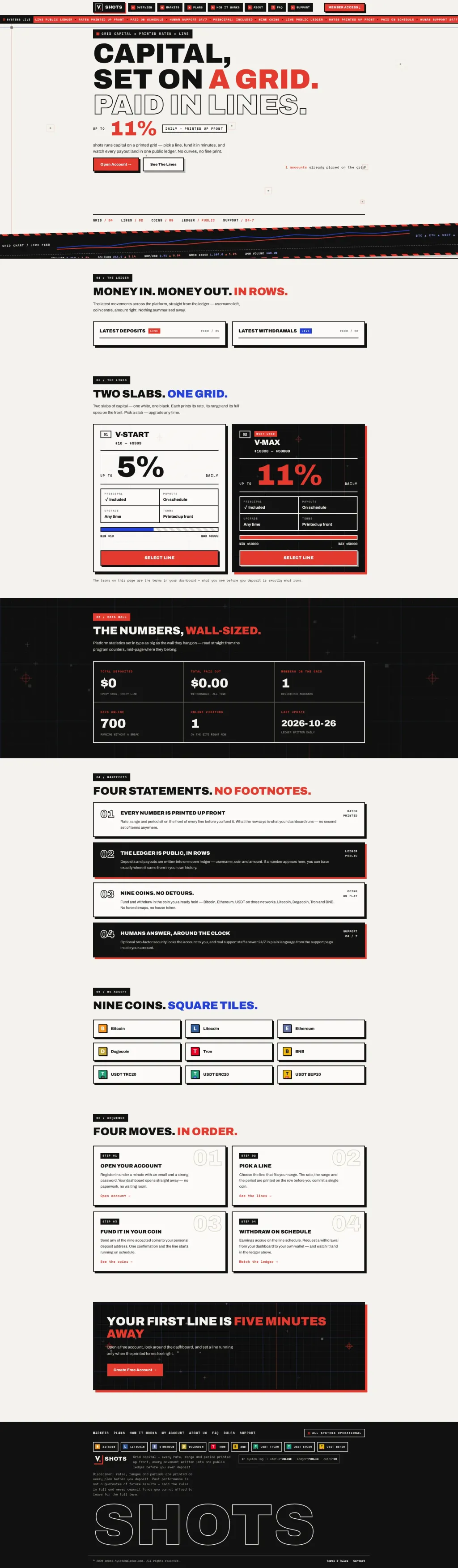 VEKTOR — HYIP Template Pack — GoldCoders HYIP template preview (H-TPL19)